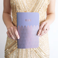 Grab N' Go: Gold Foil "Plans" with Lines