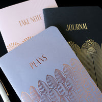 Grab N' Go: Gold Foil "Plans" with Lines