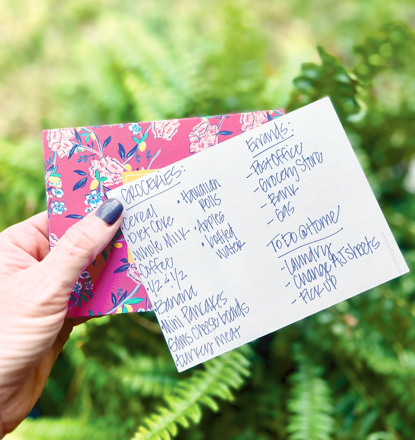 Notes: Patterns with a Purpose – May Designs