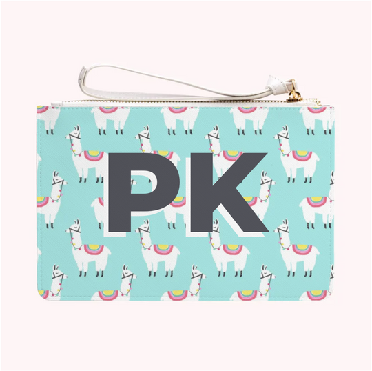 Monogram Wristlet