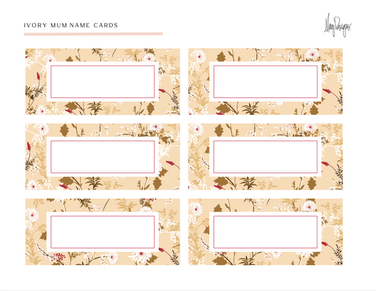 Thanksgiving Printable Banners + Placecards – May Designs