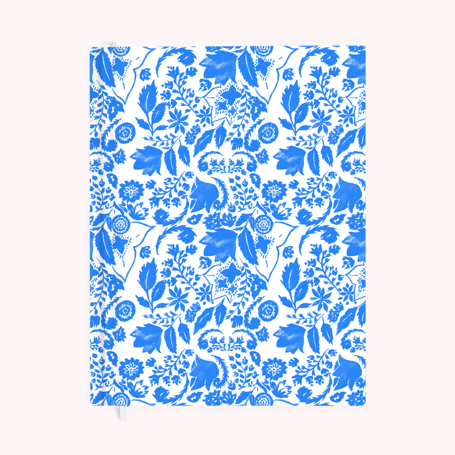 Blue Antique Floral