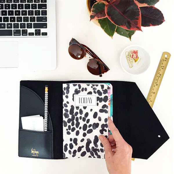 Grab N' Go: Chocolate Leather Folio