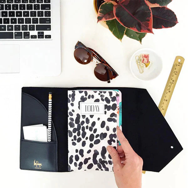 Grab N' Go: Taro Leaf Leather Folio