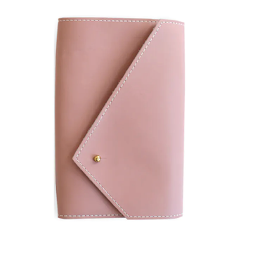 Dusty Rose Leather Folio