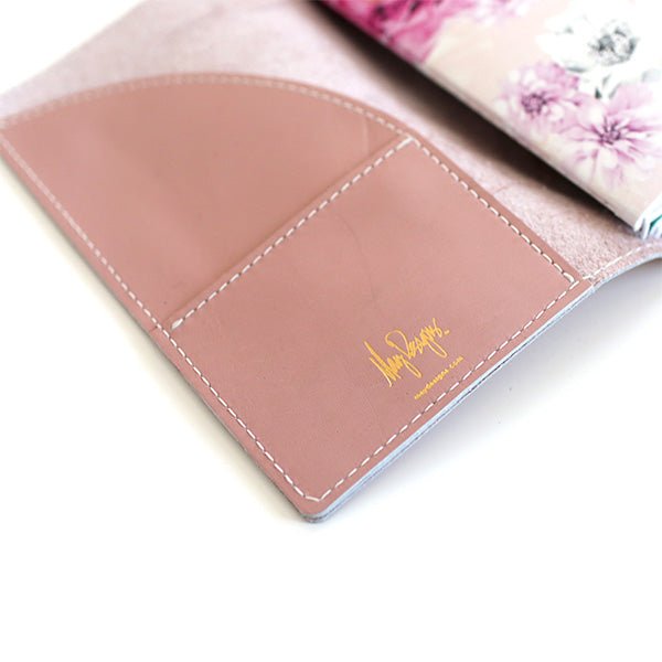 Dusty Rose Leather Folio