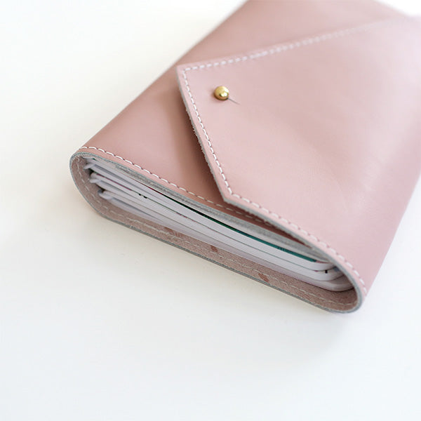 Dusty Rose Leather Folio