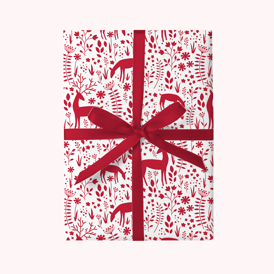 Holiday Woodland Red