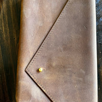 Grab N' Go: Chocolate Leather Folio