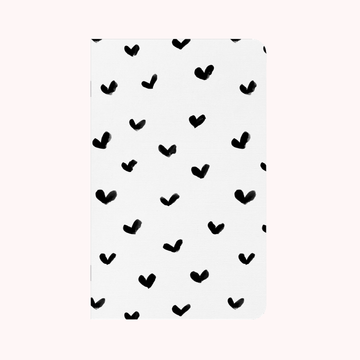 Flirty Hearts Black