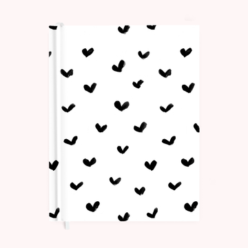 Flirty Hearts Black