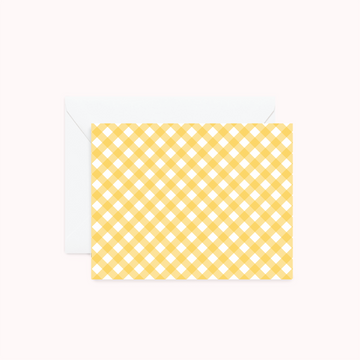 Gingham Yellow