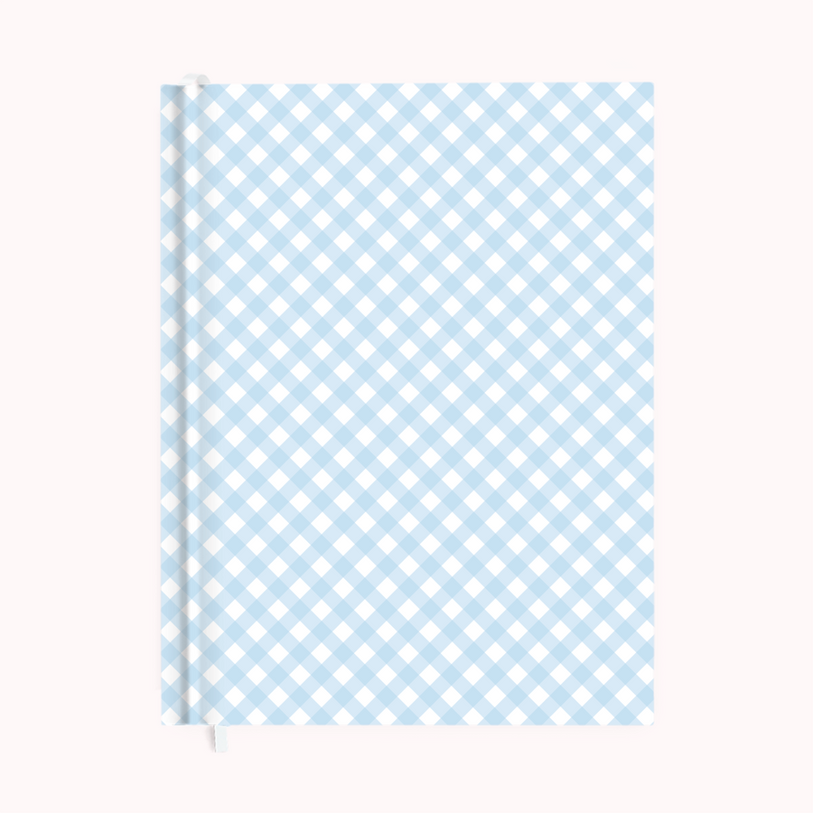 Gingham Light Blue