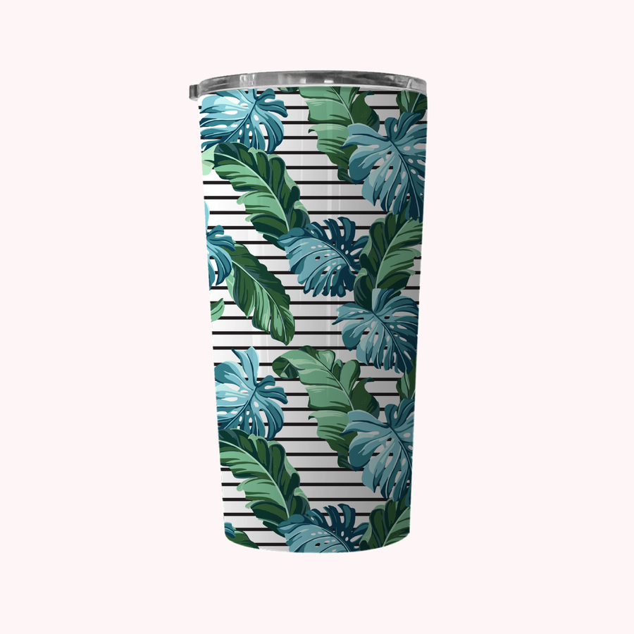 Green Palm Stripe