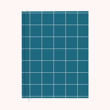 Grid Elm Large Notebook