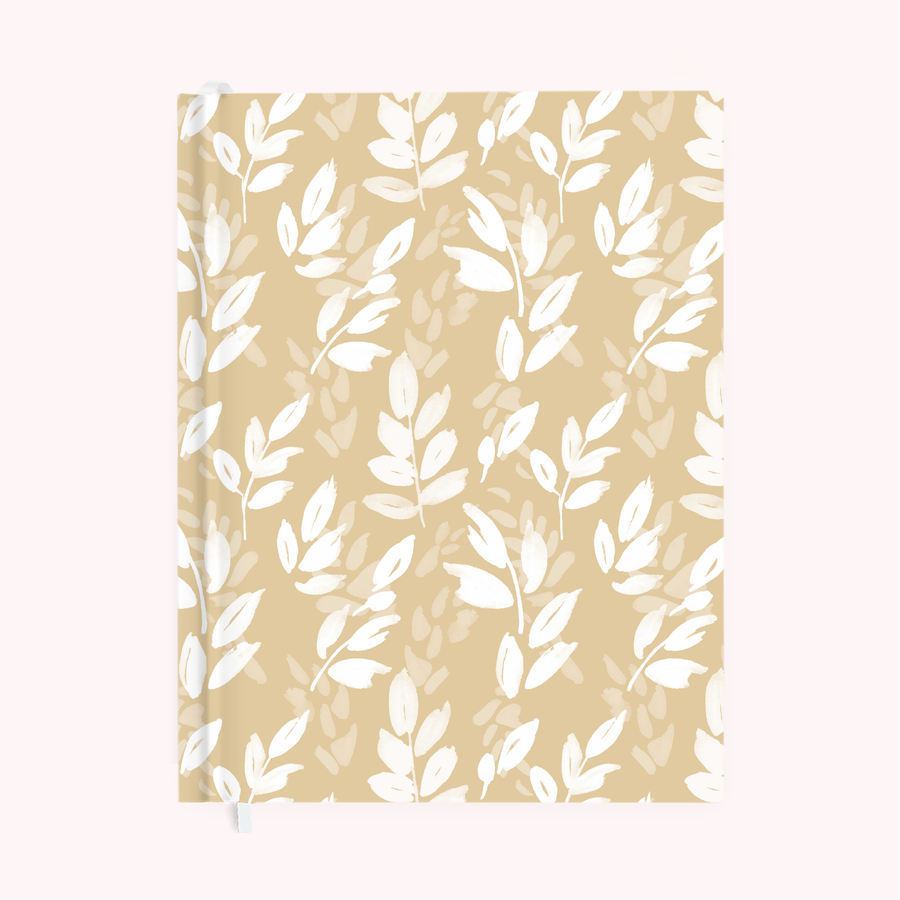 Harvest Leaves Large Notebook
