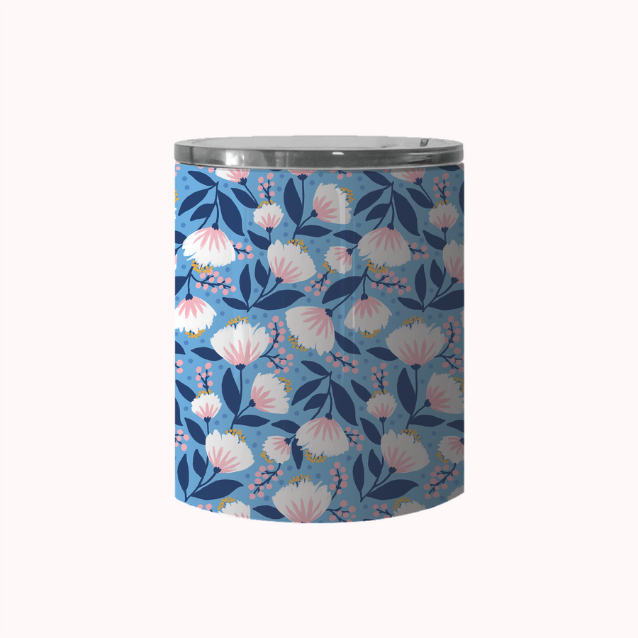 Fan Flowers Blue