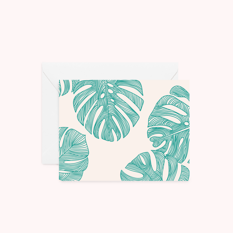 Lino Monstera Ocean