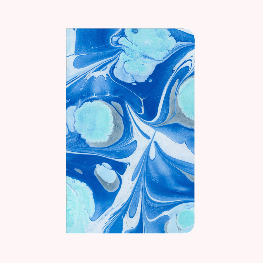 Marble Cobalt and Ice