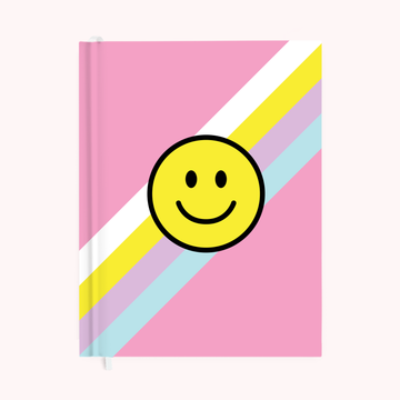 Smiley Face Stripe Pink