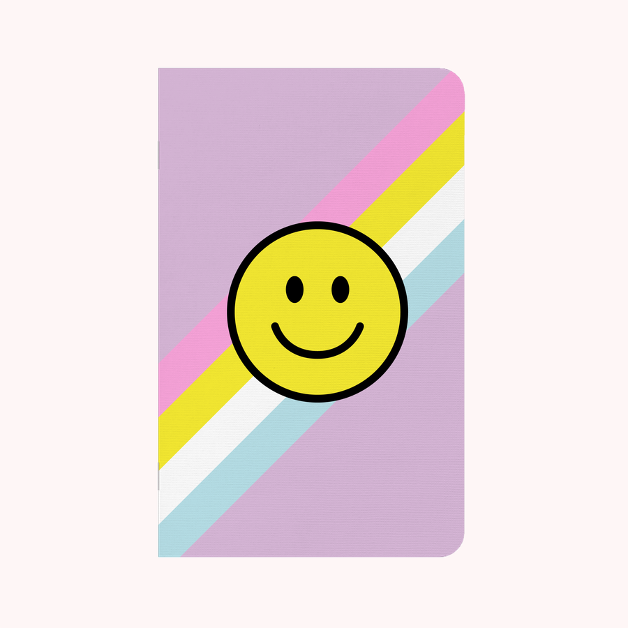 Smiley Face Stripe Lavender