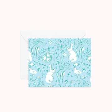 Spring Toile Aqua