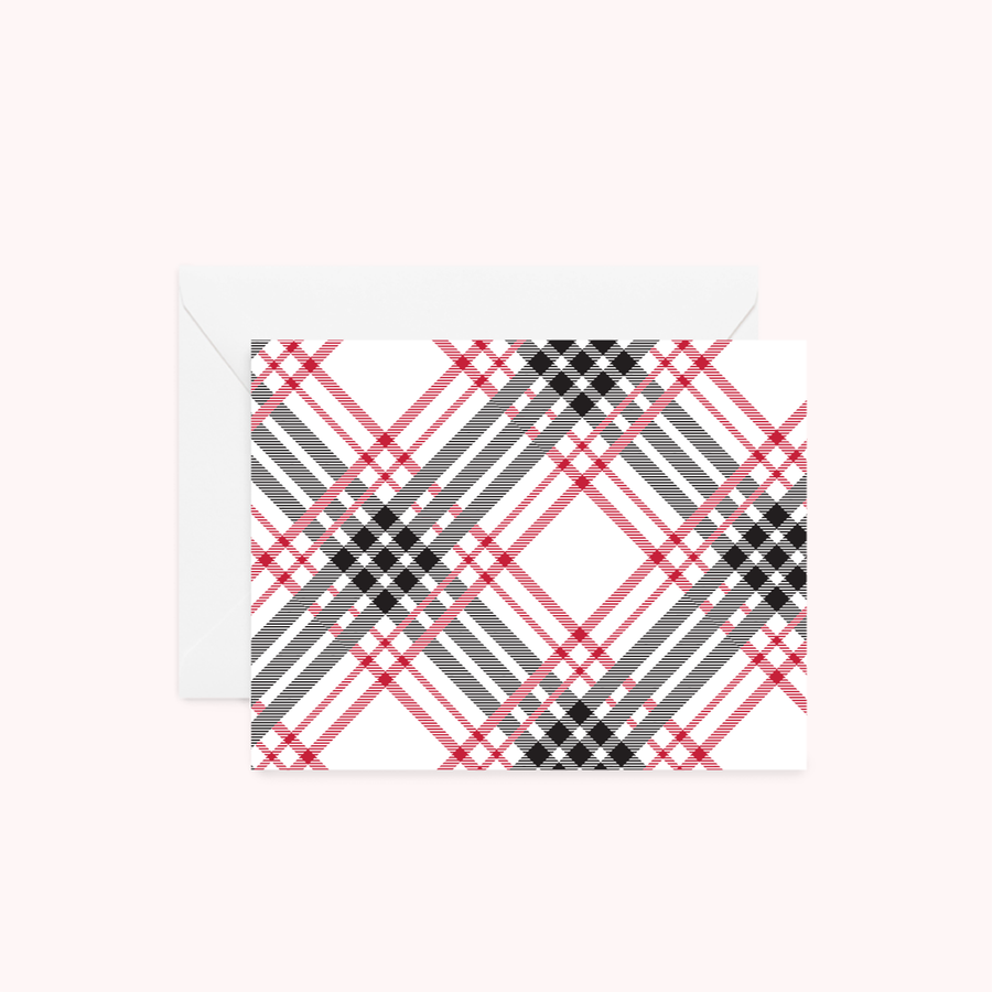Tartan Black Red