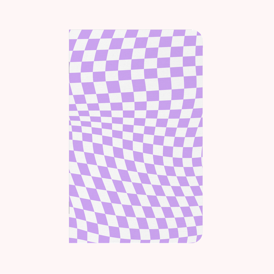 Wavy Checkerboard Lavender