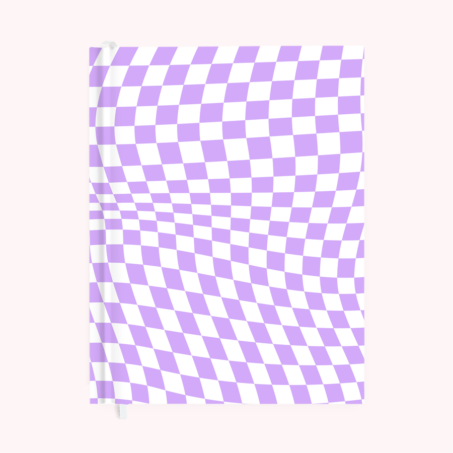 Wavy Checkerboard Lavender