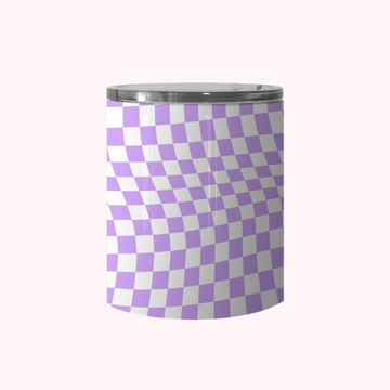 Wavy Checkerboard Lavender