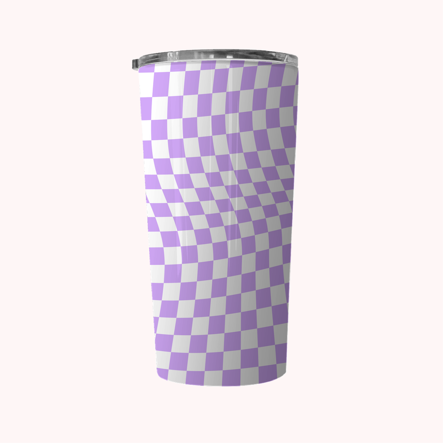 Wavy Checkerboard Lavender