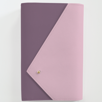 Grab N' Go: Purple and Pink Leather Folio