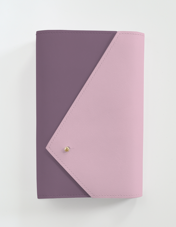 Grab N' Go: Purple and Pink Leather Folio