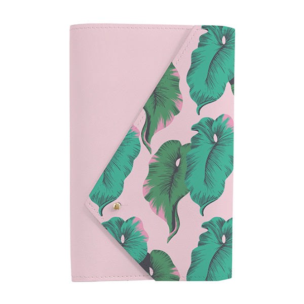 Grab N' Go: Taro Leaf Leather Folio